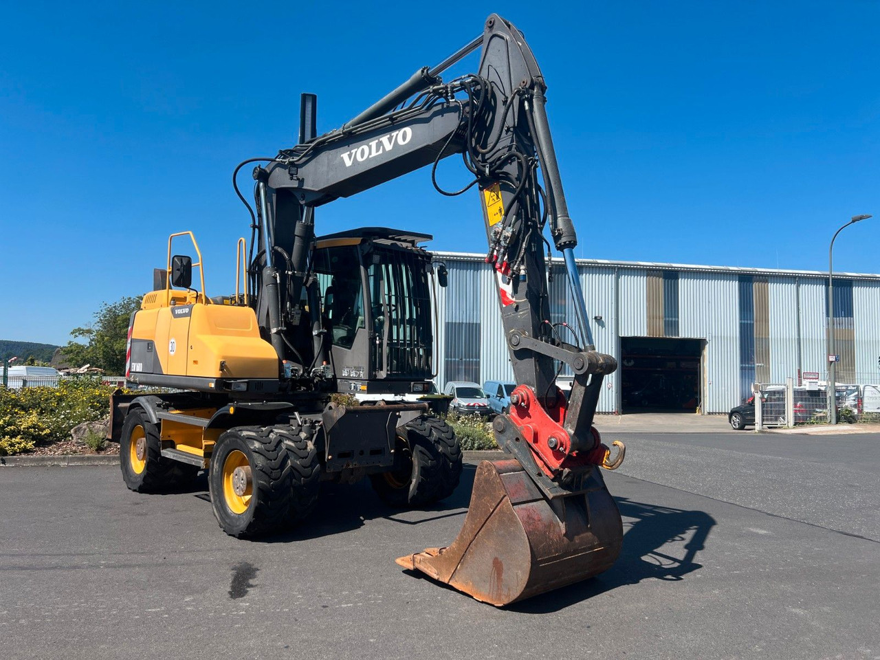 Колёсный экскаватор Volvo EW160D / 2014 / 1xTieflöffel / Forstschutzgitter: фото 9