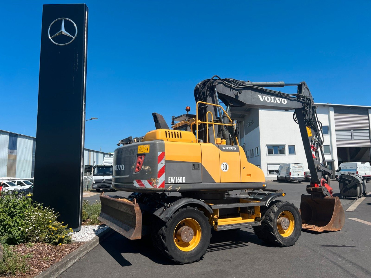 Колёсный экскаватор Volvo EW160D / 2014 / 1xTieflöffel / Forstschutzgitter: фото 6