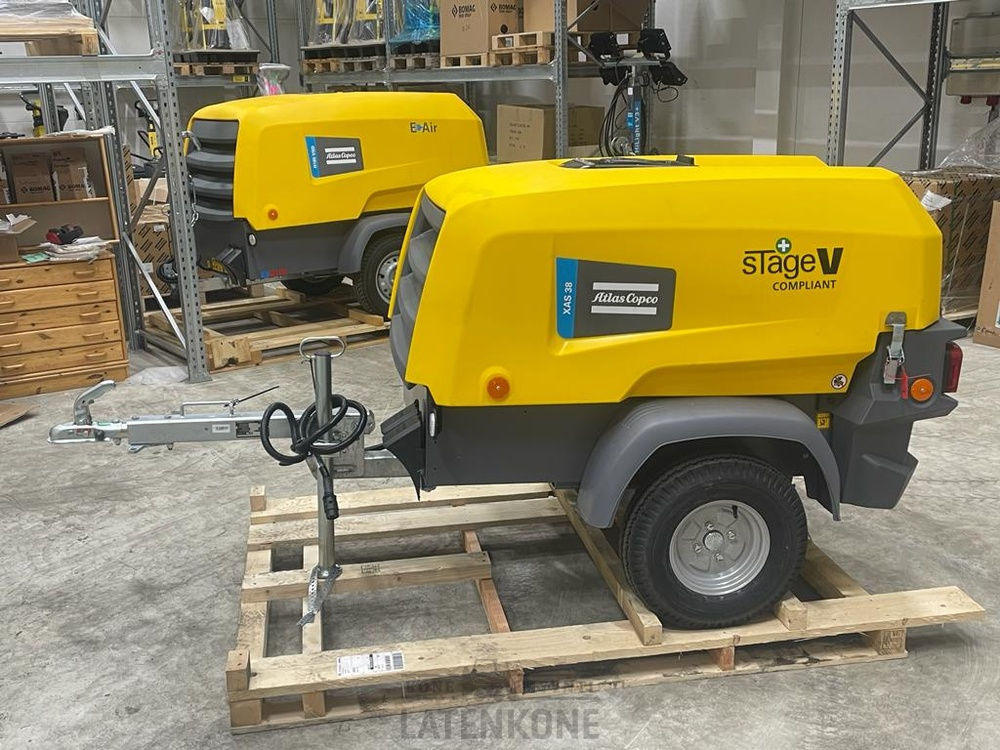 Atlas Copco XAS 38 StV Vaunukompressori UUSI - Воздушный компрессор: фото 3 Atlas Copco XAS 38 StV Vaunukompressori UUSI - Воздушный компрессор: фото 3