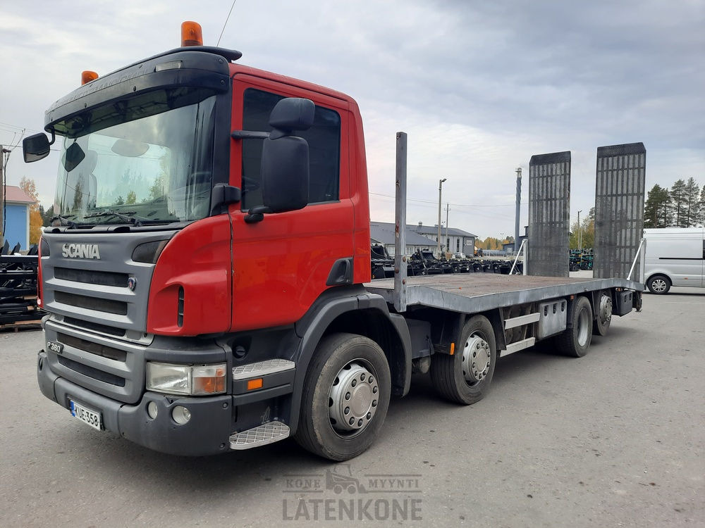 Scania P380 8x2 koneenkuljetusauto - Автовоз: фото 1 Scania P380 8x2 koneenkuljetusauto - Автовоз: фото 1