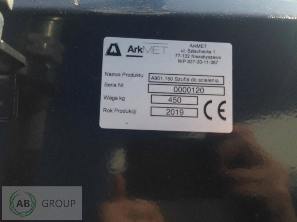 ArkMET bedding shovel A901.150, 1.71 m3 - Инвентарь для животноводства: фото 3 ArkMET bedding shovel A901.150, 1.71 m3 - Инвентарь для животноводства: фото 3