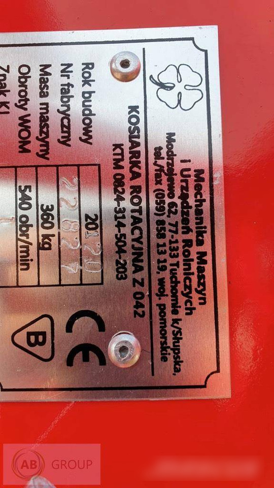 Miotk Mounted rotary mower Z042 - Косилка: фото 4 Miotk Mounted rotary mower Z042 - Косилка: фото 4