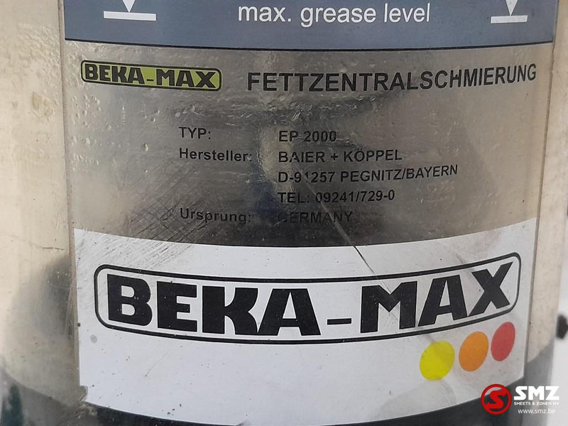 MAN Occ centrale vetsmering Bekamax EP2000 - Рама/ Шасси для Грузовиков: фото 5 MAN Occ centrale vetsmering Bekamax EP2000 - Рама/ Шасси для Грузовиков: фото 5