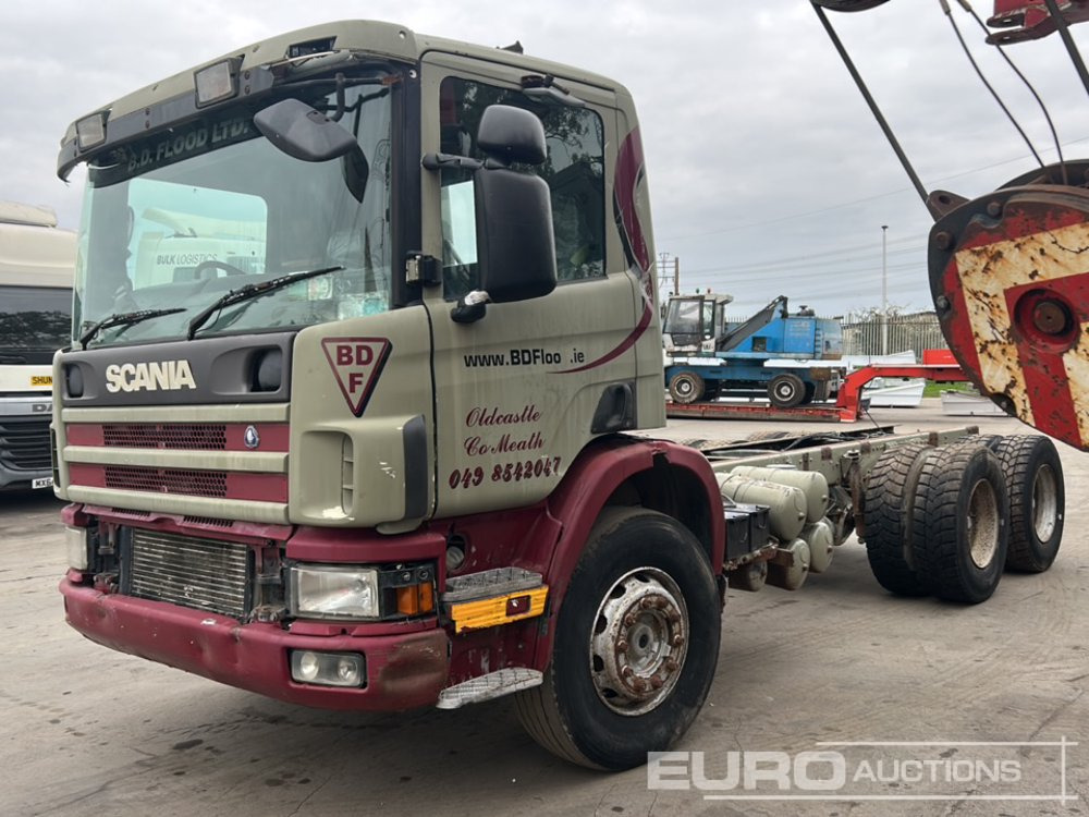 1998 Scania 6x4 Chassis Cab, Manual Gearbox (Engine Fault) (Mileage CANNOT be verified) - Грузовик-шасси: фото 1 1998 Scania 6x4 Chassis Cab, Manual Gearbox (Engine Fault) (Mileage CANNOT be verified) - Грузовик-шасси: фото 1