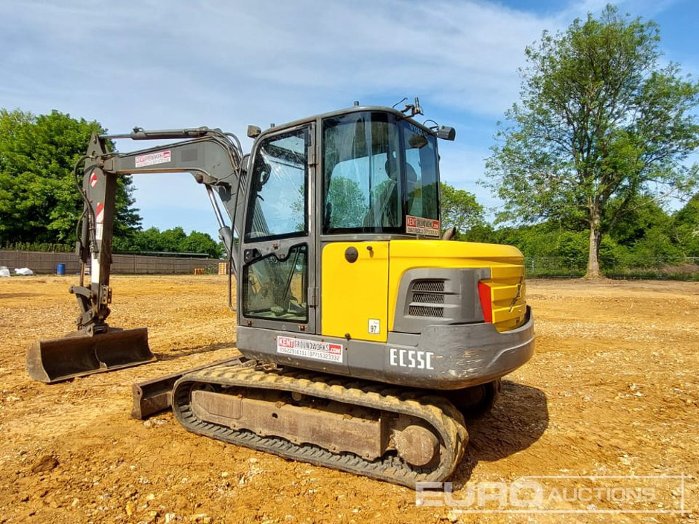 2010 Volvo EC55C - Мини-экскаватор: фото 4 2010 Volvo EC55C - Мини-экскаватор: фото 4