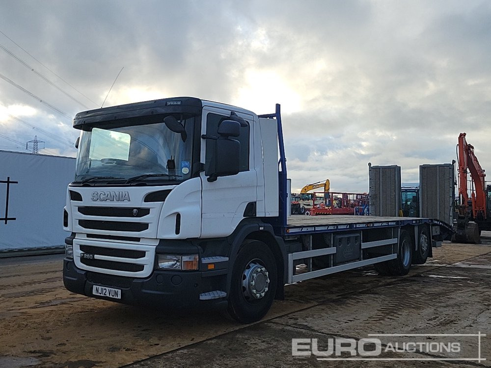 2012 Scania P280 - Грузовик бортовой/ Платформа: фото 1 2012 Scania P280 - Грузовик бортовой/ Платформа: фото 1