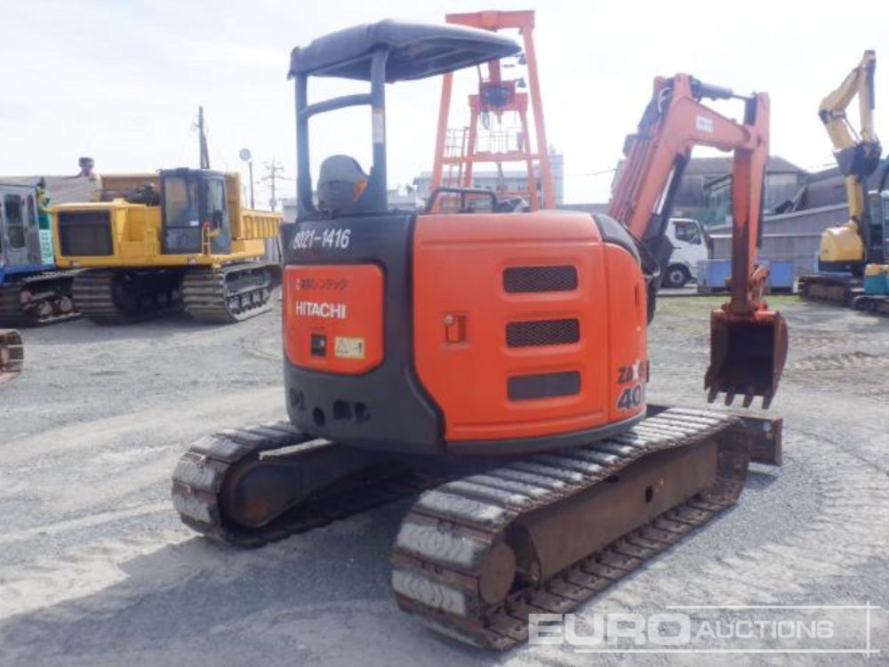2013 Hitachi ZX40U-5A Rubber Block Pads, Blade, Offset, Bucket - Мини-экскаватор: фото 2 2013 Hitachi ZX40U-5A Rubber Block Pads, Blade, Offset, Bucket - Мини-экскаватор: фото 2