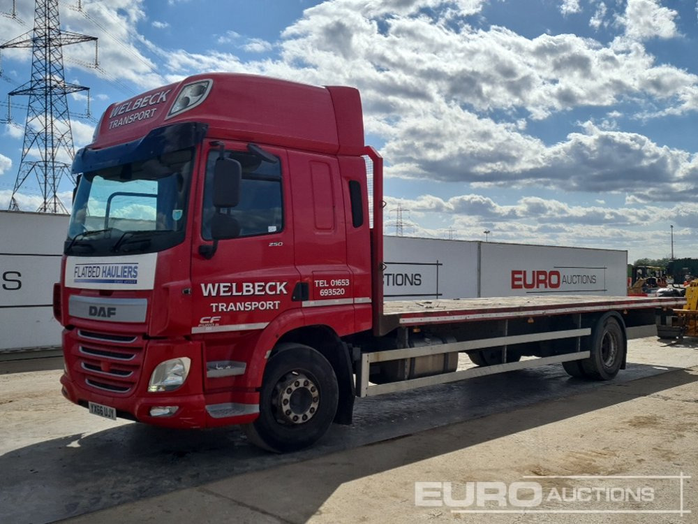 2016 DAF CF250 - Грузовик бортовой/ Платформа: фото 1 2016 DAF CF250 - Грузовик бортовой/ Платформа: фото 1