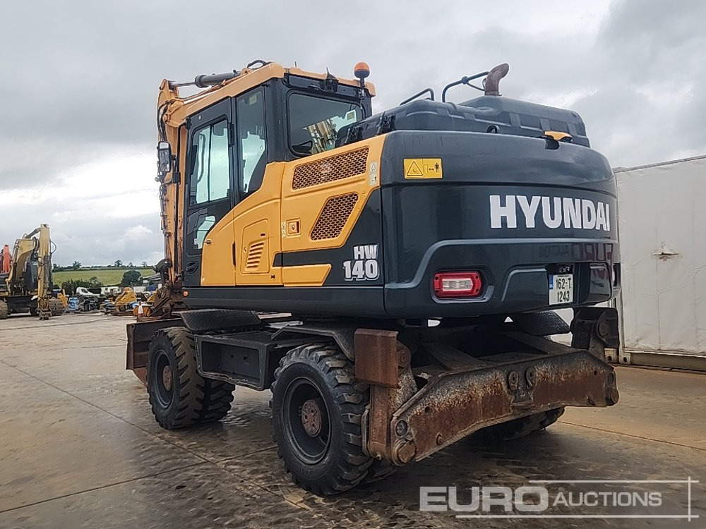 2016 Hyundai HW140 - Колёсный экскаватор: фото 3 2016 Hyundai HW140 - Колёсный экскаватор: фото 3