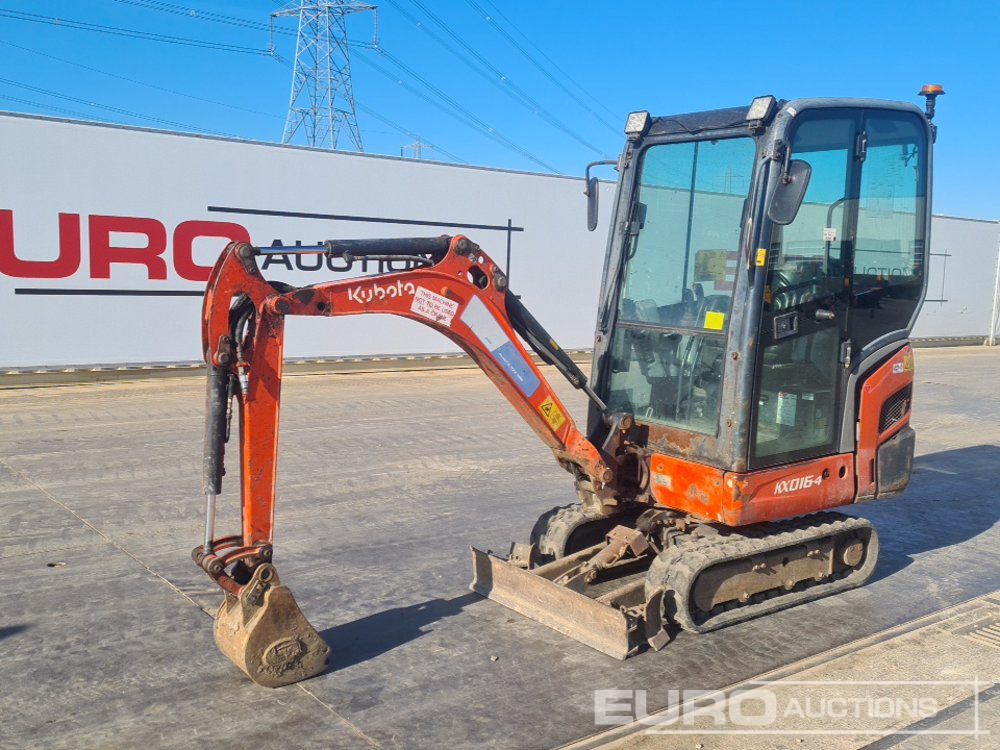 2016 Kubota KX016-4 - Мини-экскаватор: фото 1 2016 Kubota KX016-4 - Мини-экскаватор: фото 1