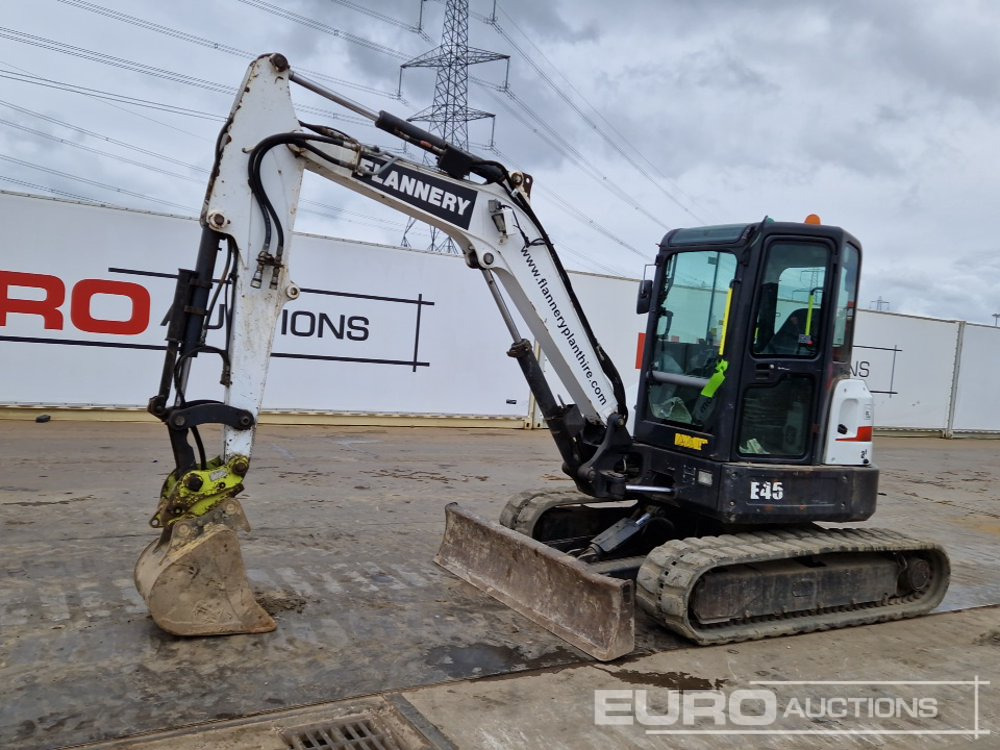 2018 Bobcat E45 - Мини-экскаватор: фото 1 2018 Bobcat E45 - Мини-экскаватор: фото 1