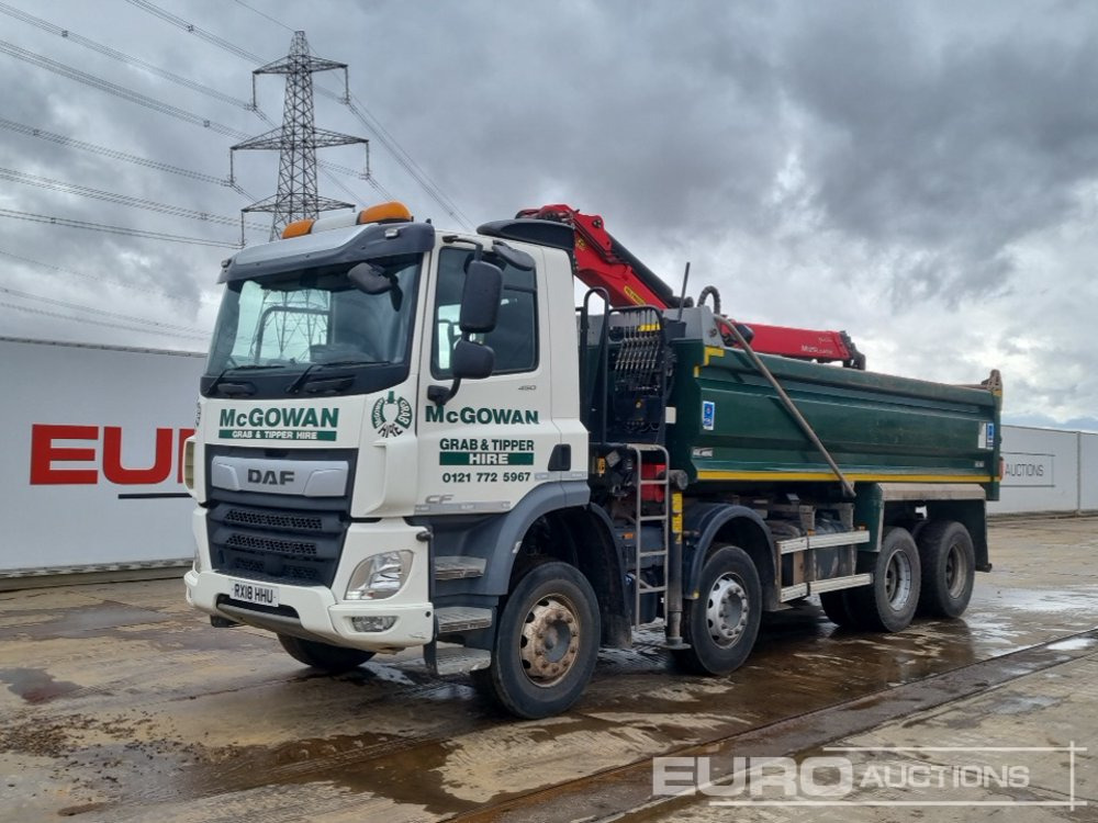 2018 DAF CF - Самосвал, Автоманипулятор: фото 1 2018 DAF CF - Самосвал, Автоманипулятор: фото 1