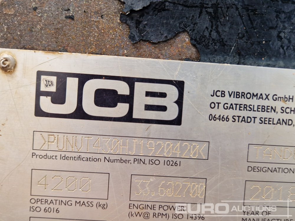 Каток 2018 JCB VMT430: фото 37