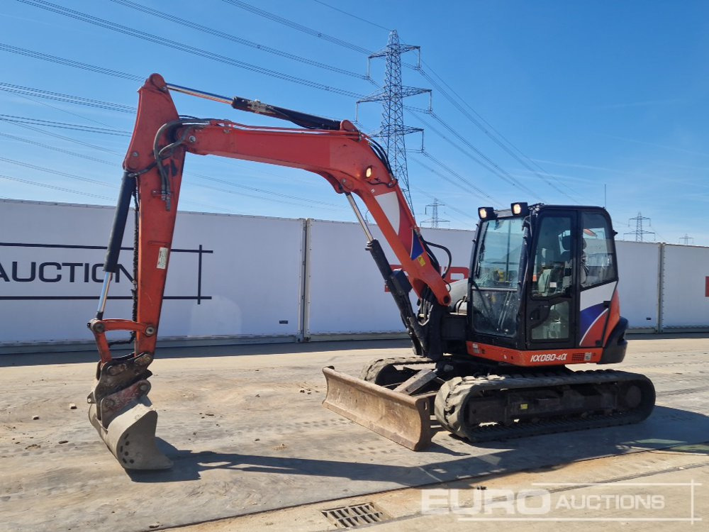 2018 Kubota KX080-4A - Мини-экскаватор: фото 1 2018 Kubota KX080-4A - Мини-экскаватор: фото 1