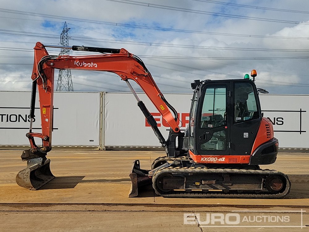 2019 Kubota KX080-4A - Мини-экскаватор: фото 2 2019 Kubota KX080-4A - Мини-экскаватор: фото 2