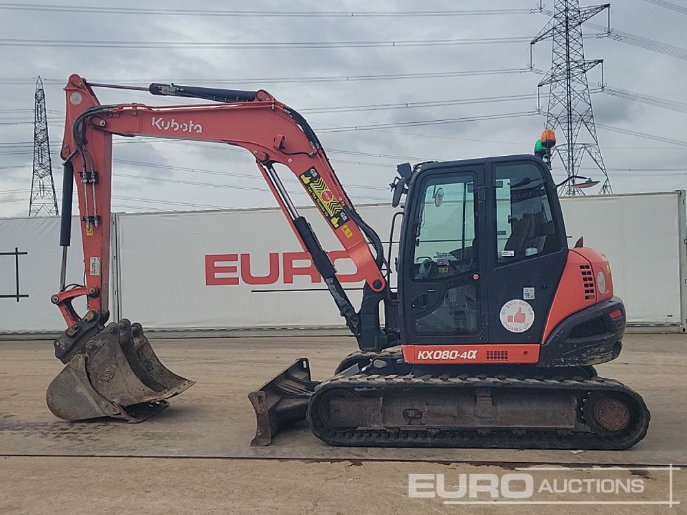 2019 Kubota KX080-4A - Мини-экскаватор: фото 2 2019 Kubota KX080-4A - Мини-экскаватор: фото 2