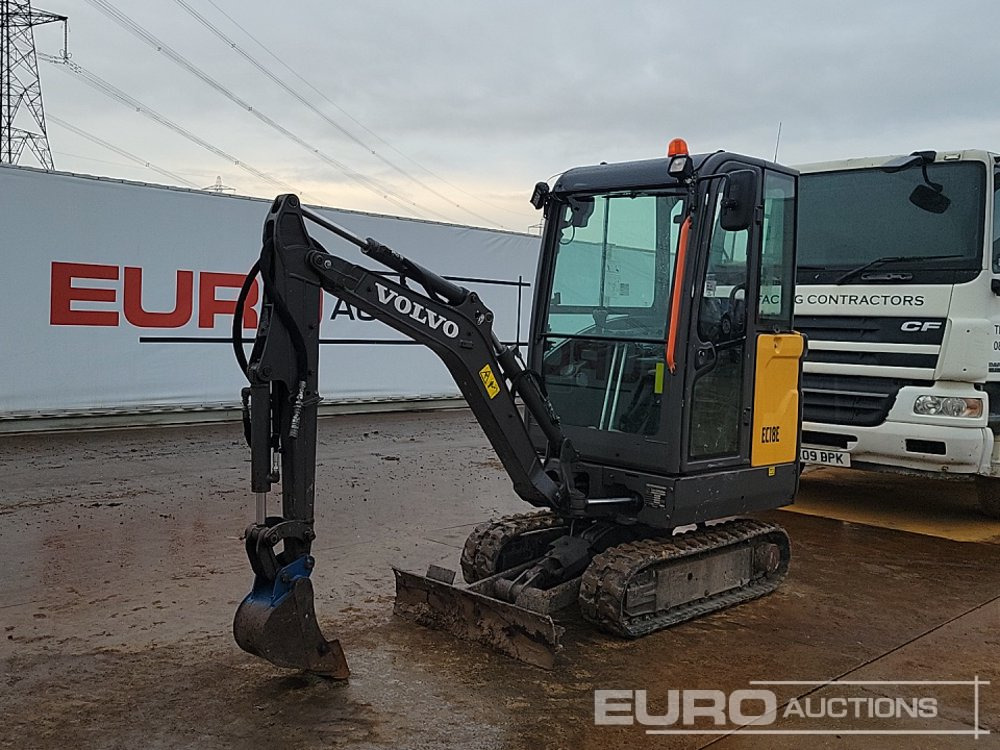 2019 Volvo EC18E - Мини-экскаватор: фото 1 2019 Volvo EC18E - Мини-экскаватор: фото 1