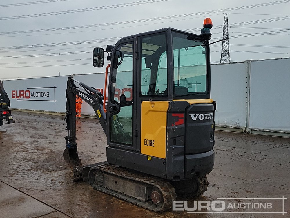 2019 Volvo EC18E - Мини-экскаватор: фото 3 2019 Volvo EC18E - Мини-экскаватор: фото 3