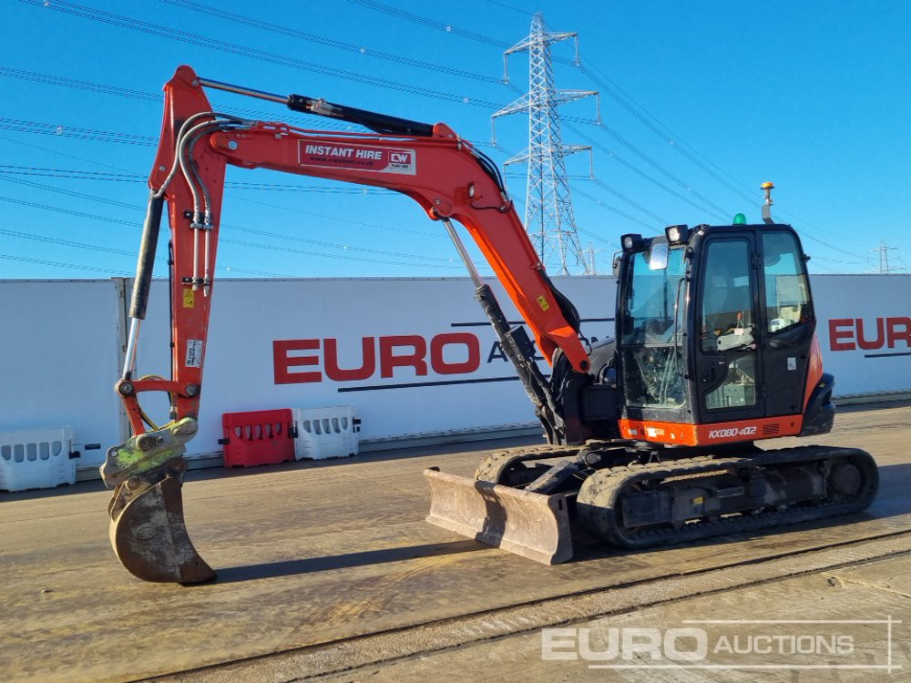 2021 Kubota KX080-4A2 - Мини-экскаватор: фото 1 2021 Kubota KX080-4A2 - Мини-экскаватор: фото 1