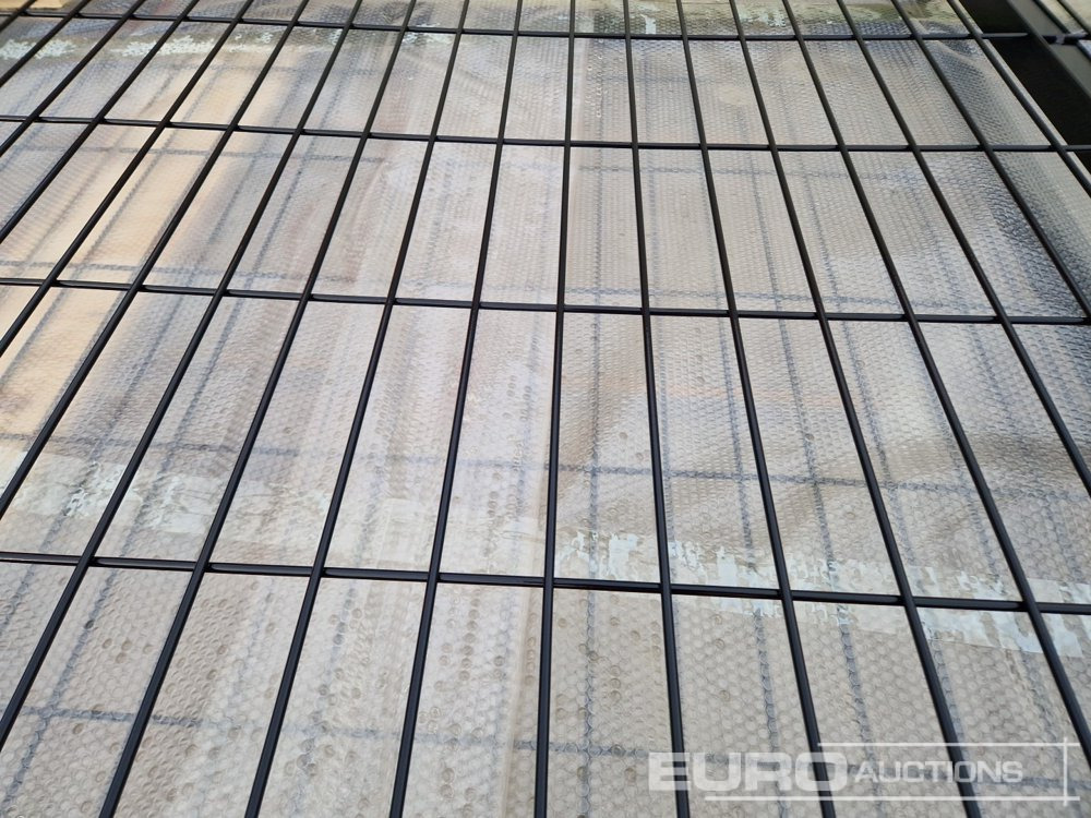 Оборудование для гаражей/ Мастерских 3m x 2.3m Heavy Duty Galvanized Powder Coated Gate (2 of), 100mm x 100mm Post (2 of), Assembly Kit (Black): фото 8