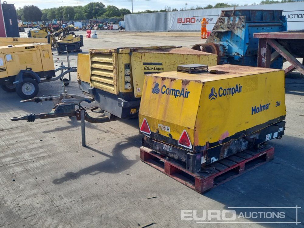 Comp Air Compressor (Engine Missing), Atlas Copco Single Axle Compressor (Engine Missing), Comp Air Single Axle Compressor (Engine Missing) - Воздушный компрессор: фото 1 Comp Air Compressor (Engine Missing), Atlas Copco Single Axle Compressor (Engine Missing), Comp Air Single Axle Compressor (Engine Missing) - Воздушный компрессор: фото 1