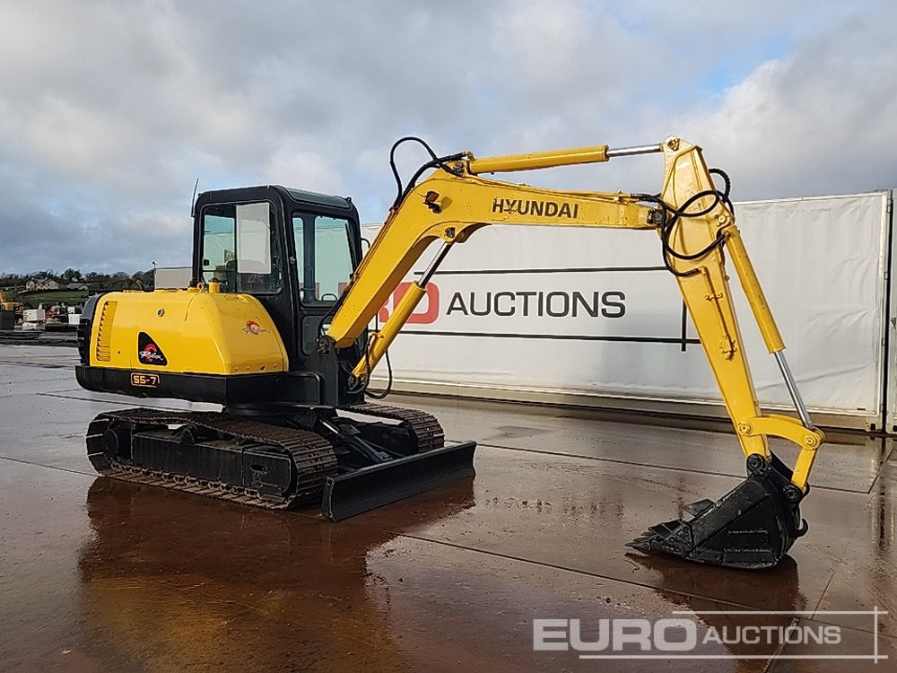 Мини-экскаватор Hyundai R55-7: фото 7 Мини-экскаватор Hyundai R55-7: фото 7