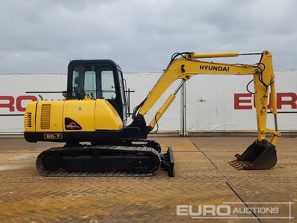 Мини-экскаватор Hyundai R55-7: фото 6