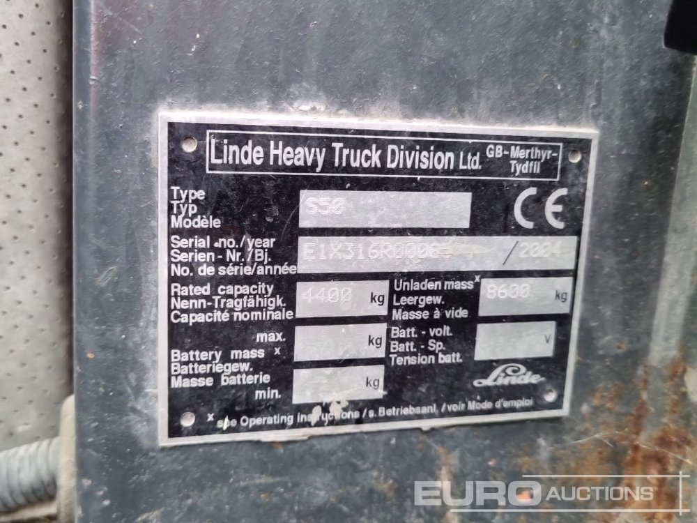 Вилочный погрузчик Linde S50: фото 37