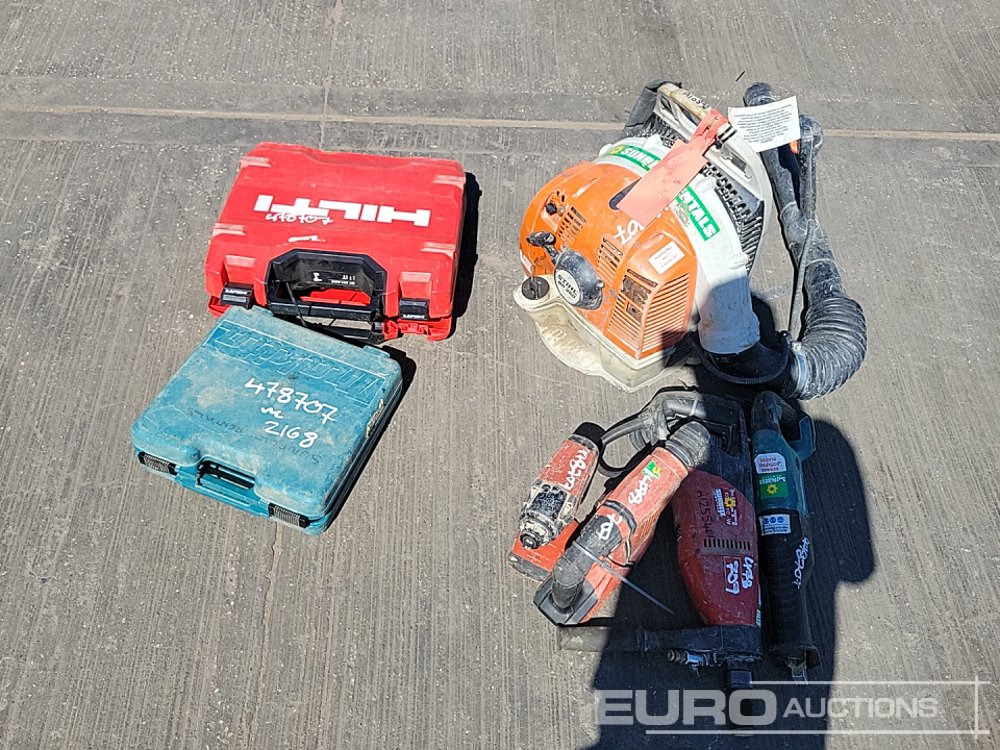 Makita Battery Reciprocating Saw, Hilti 110Volt Diamond Core Drill, Hilti Battery Hammer Drill, Hilti Battery Impact Gun, Makita 110Volt Impact Gun, Hilti Battery Drill, Stihl Petrol Backpack Leaf Blo - Строительное оборудование: фото 4 Makita Battery Reciprocating Saw, Hilti 110Volt Diamond Core Drill, Hilti Battery Hammer Drill, Hilti Battery Impact Gun, Makita 110Volt Impact Gun, Hilti Battery Drill, Stihl Petrol Backpack Leaf Blo - Строительное оборудование: фото 4