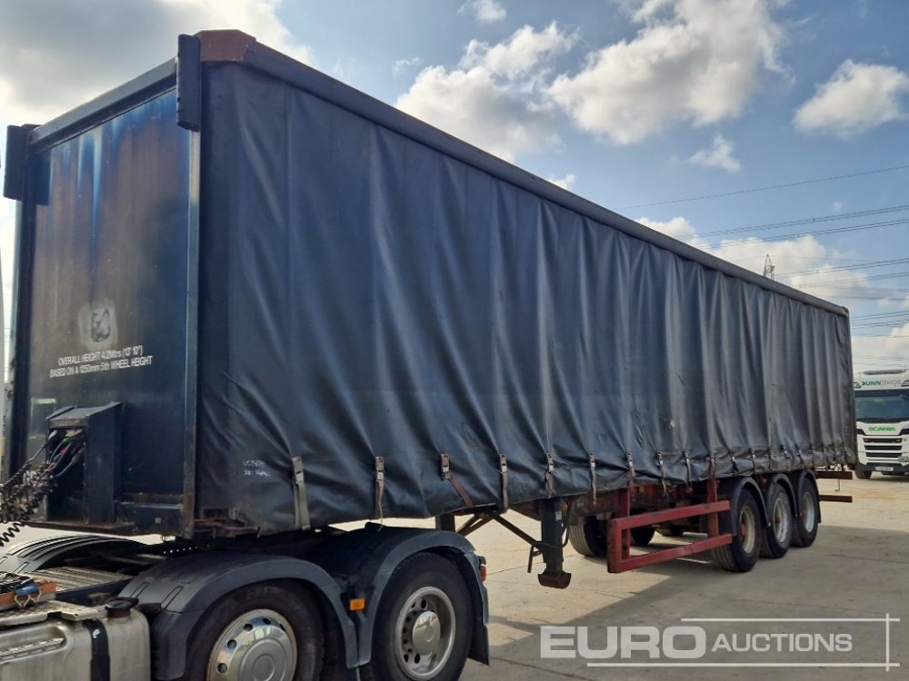Montracon Tri Axle Curtainsider Trailer - Тентованный полуприцеп: фото 1 Montracon Tri Axle Curtainsider Trailer - Тентованный полуприцеп: фото 1