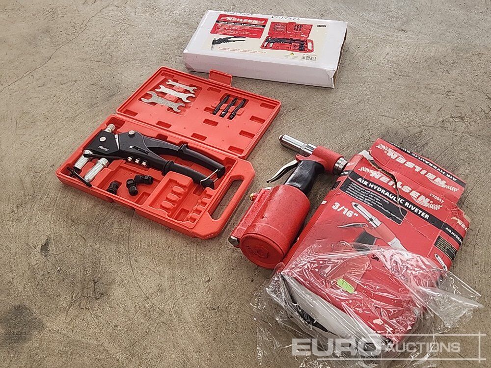 Neilsen Rivet Gun, Bits & Pneumatic Hydraulic Riveter - Оборудование для гаражей/ Мастерских: фото 4 Neilsen Rivet Gun, Bits & Pneumatic Hydraulic Riveter - Оборудование для гаражей/ Мастерских: фото 4