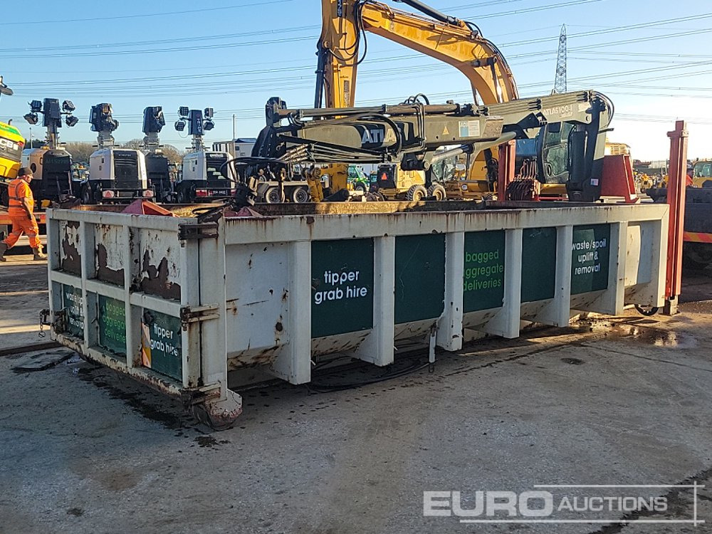 Roro Skip Body, Atlas 100.1 Crane, Clamshell Bucket - Контейнер для мультилифта: фото 1 Roro Skip Body, Atlas 100.1 Crane, Clamshell Bucket - Контейнер для мультилифта: фото 1