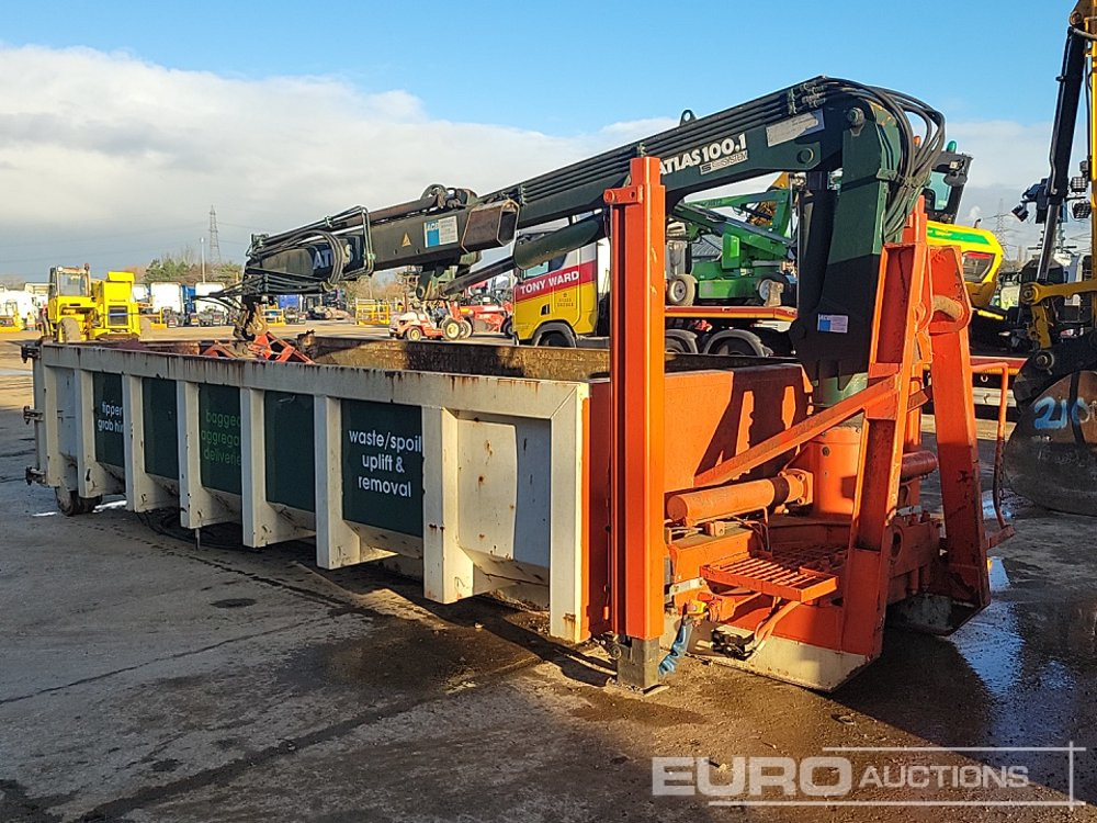 Roro Skip Body, Atlas 100.1 Crane, Clamshell Bucket - Контейнер для мультилифта: фото 3 Roro Skip Body, Atlas 100.1 Crane, Clamshell Bucket - Контейнер для мультилифта: фото 3