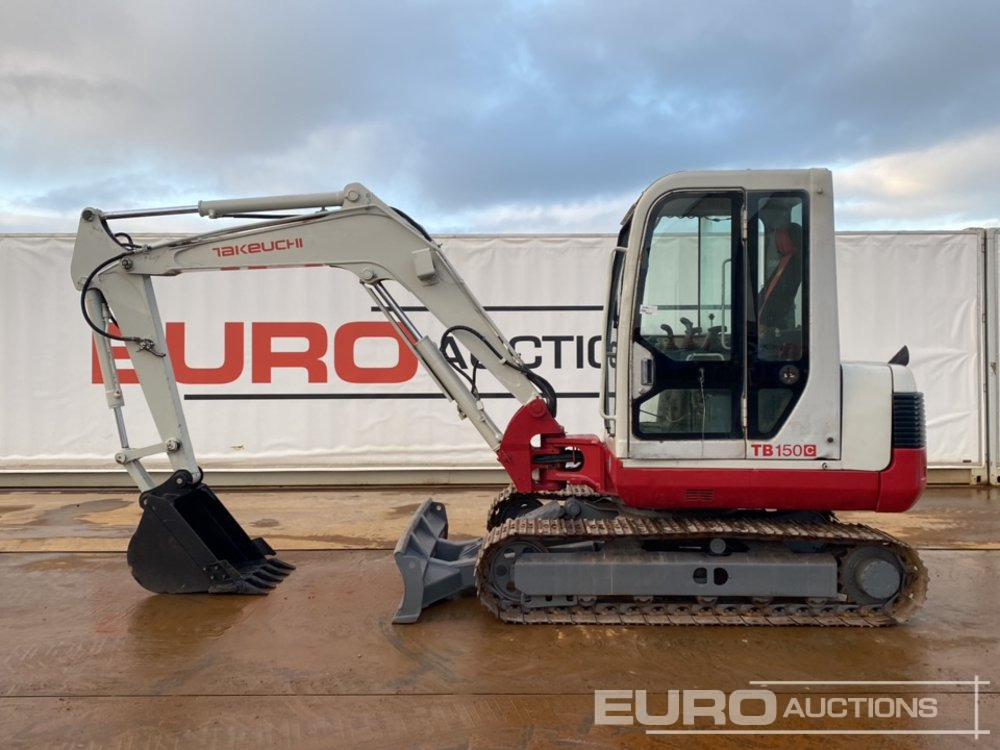 Takeuchi TB150 - Мини-экскаватор: фото 2 Takeuchi TB150 - Мини-экскаватор: фото 2