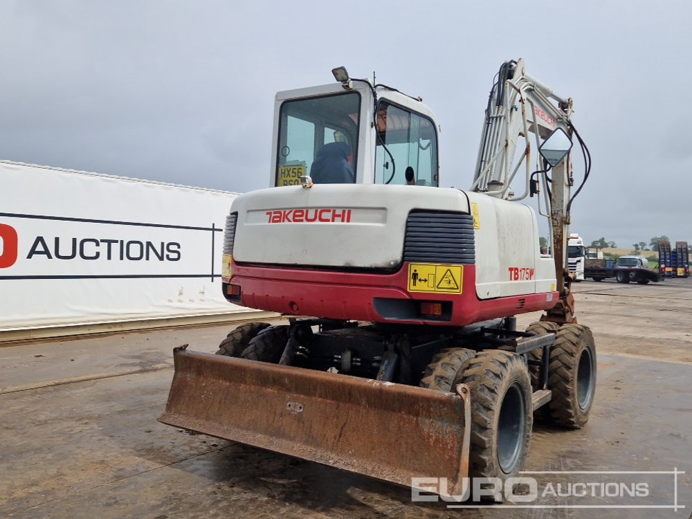 Takeuchi TB175W - Колёсный экскаватор: фото 5 Takeuchi TB175W - Колёсный экскаватор: фото 5