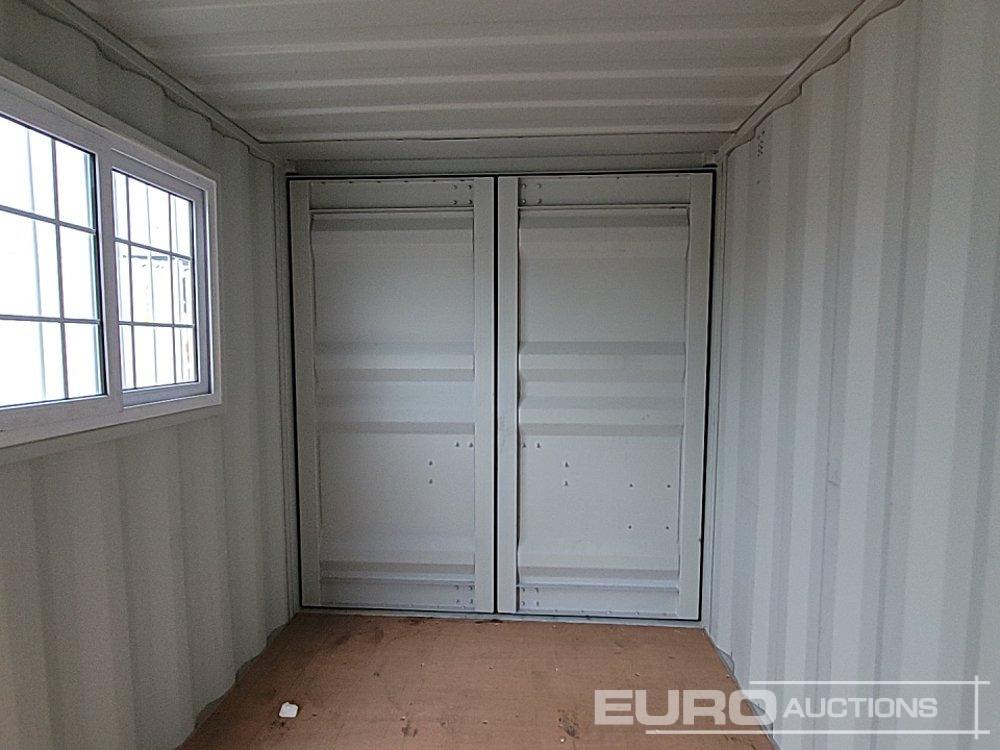 Морской контейнер Unused 2025 12' x 7' Container, 1 Door, 1 Window, 1 End Door (Cannot Be Reconsigned): фото 16