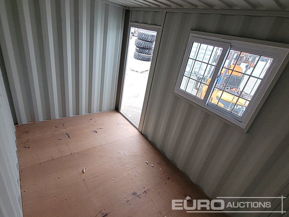 Морской контейнер Unused 2025 12' x 7' Container, 1 Door, 1 Window, 1 End Door (Cannot Be Reconsigned): фото 15