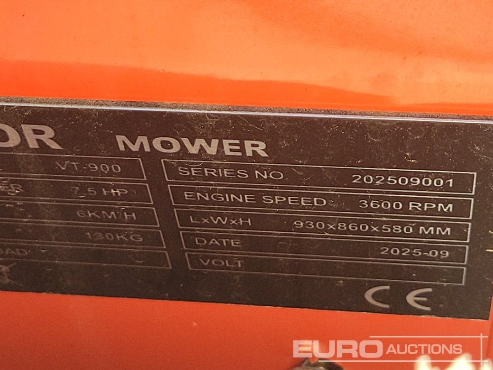 Unused 2025 Raptor VT900 - Газонокосилка: фото 1 Unused 2025 Raptor VT900 - Газонокосилка: фото 1