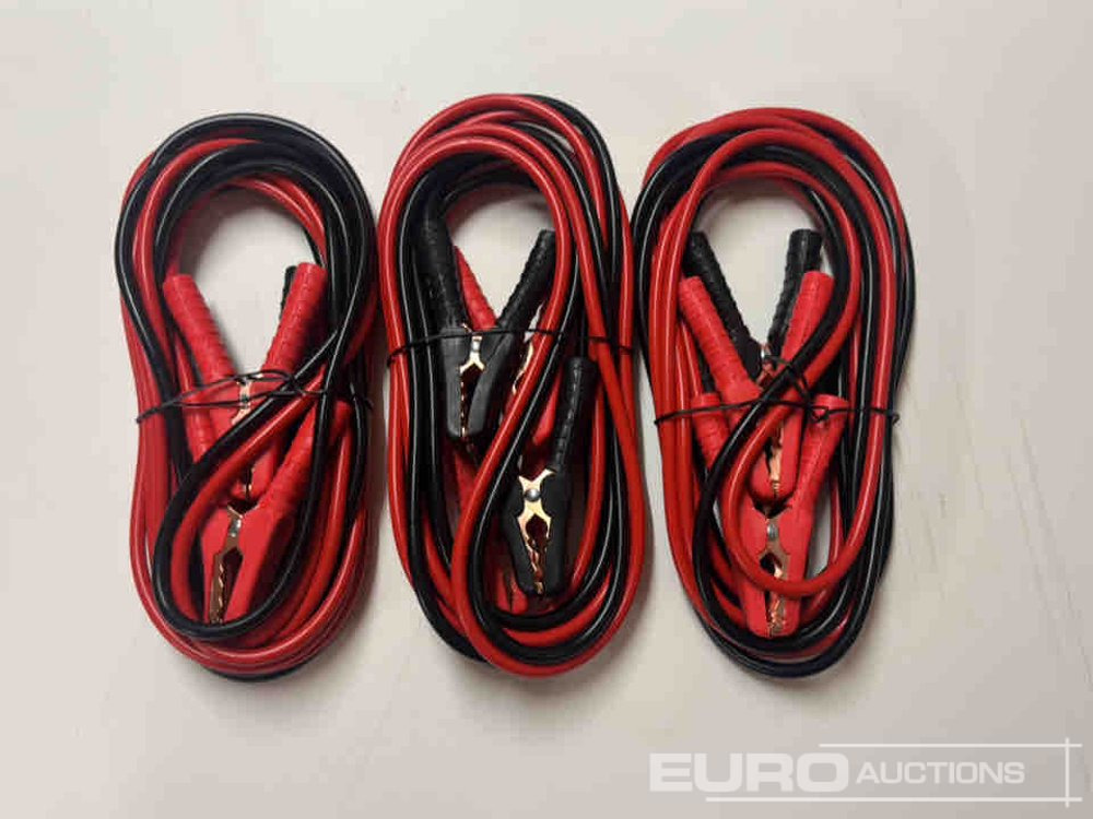 Unused 5 Metre Jump Leads (3 of) - Оборудование для гаражей/ Мастерских: фото 1 Unused 5 Metre Jump Leads (3 of) - Оборудование для гаражей/ Мастерских: фото 1