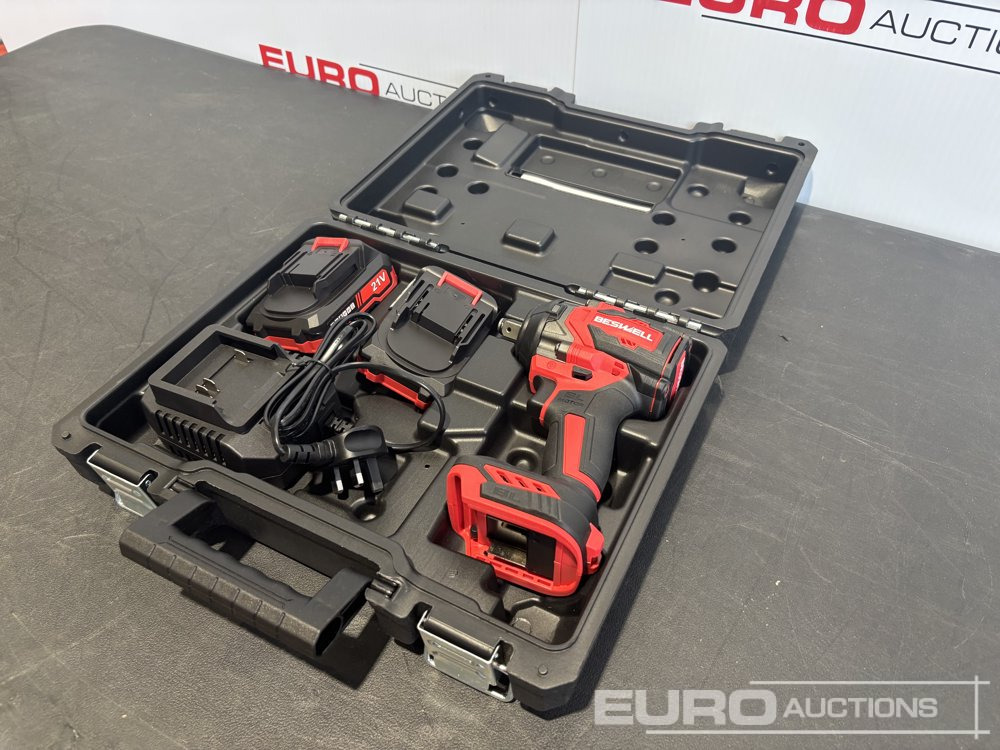 Unused CIW-112A 1/2" Brushless Impact Wrench, 2 x 5.0AH Battery with Charger - Оборудование для гаражей/ Мастерских: фото 1 Unused CIW-112A 1/2" Brushless Impact Wrench, 2 x 5.0AH Battery with Charger - Оборудование для гаражей/ Мастерских: фото 1