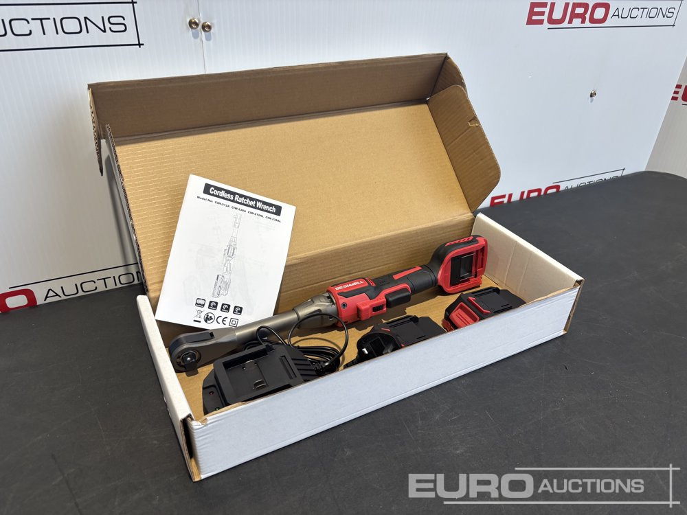 Unused CIW-212AL 1/2" Brushless Ratchet Wrench, 2 x 2.0AH Battery with Charger - Оборудование для гаражей/ Мастерских: фото 3 Unused CIW-212AL 1/2" Brushless Ratchet Wrench, 2 x 2.0AH Battery with Charger - Оборудование для гаражей/ Мастерских: фото 3