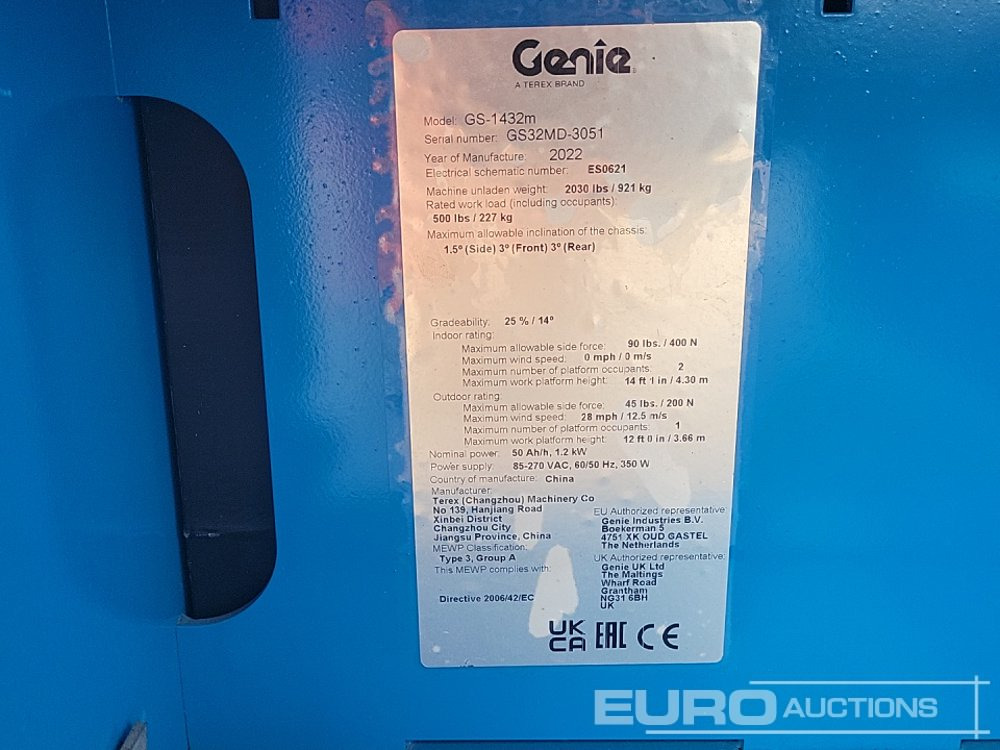Подъёмник Unused Genie GS1432M: фото 29