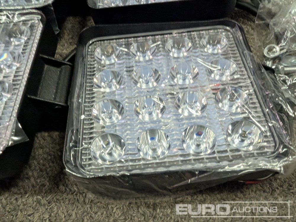 Строительное оборудование Unused LED Work Lights, 48w, 12V/24V, Adjustable Bracket, IP67 Waterproof, 6000k White (10 of): фото 8