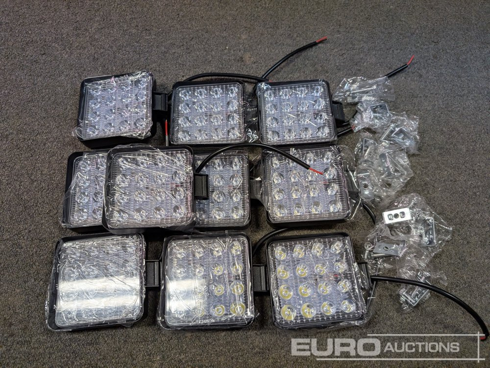 Строительное оборудование Unused LED Work Lights, 48w, 12V/24V, Adjustable Bracket, IP67 Waterproof, 6000k White (10 of): фото 10