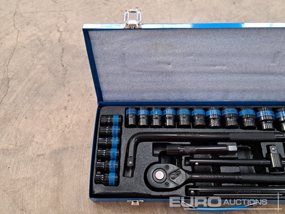 Unused Manarola 36pc Deep Socket and Ratchet Set - Оборудование для гаражей/ Мастерских: фото 5 Unused Manarola 36pc Deep Socket and Ratchet Set - Оборудование для гаражей/ Мастерских: фото 5