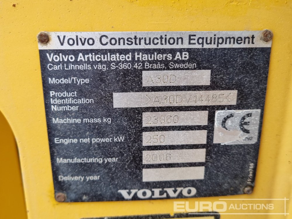 Сочленённый самосвал Volvo A30D: фото 49