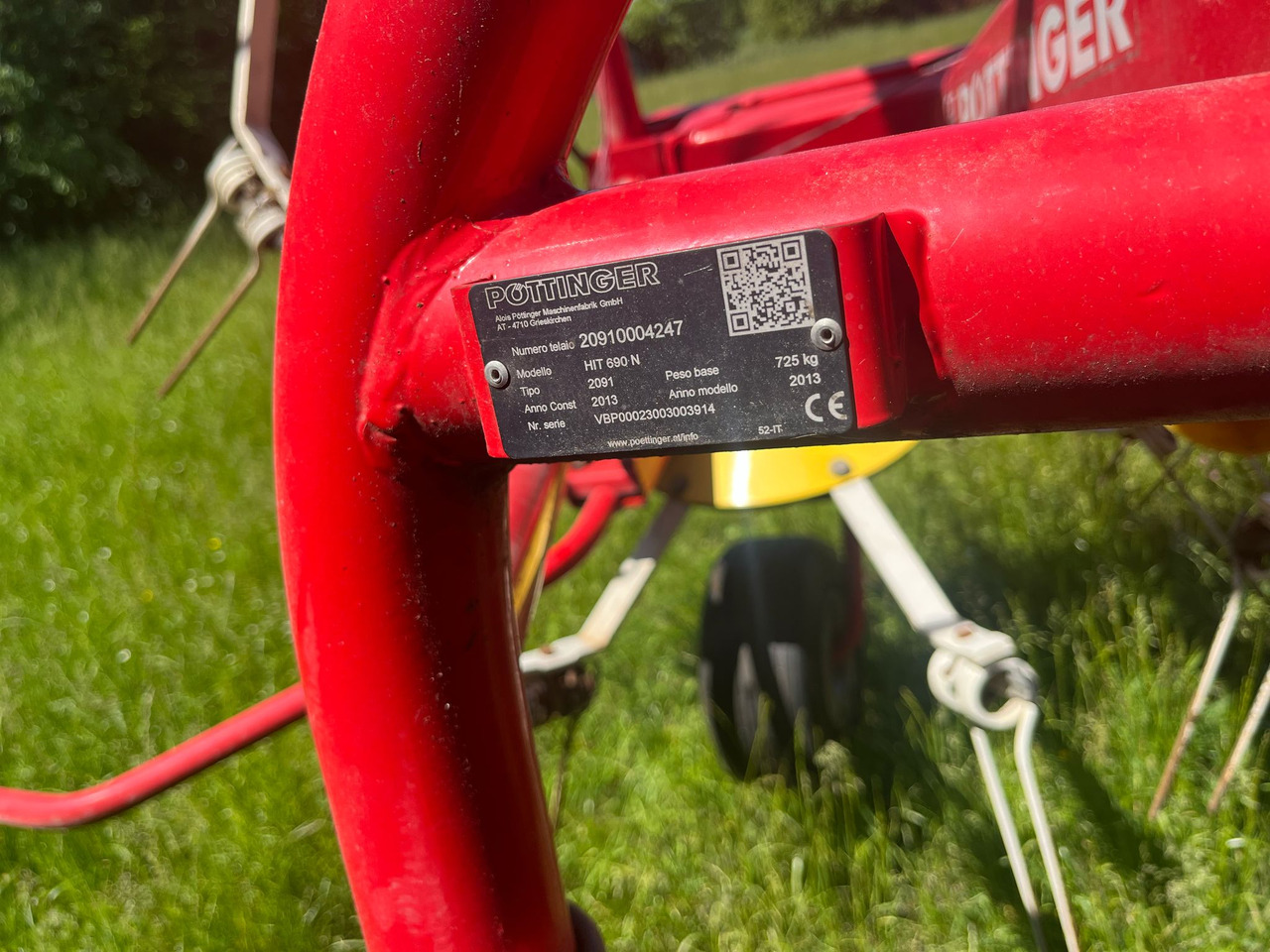 Voltafieno usato Pottinger Hit 690 N - Сеноворошилка: фото 5 Voltafieno usato Pottinger Hit 690 N - Сеноворошилка: фото 5