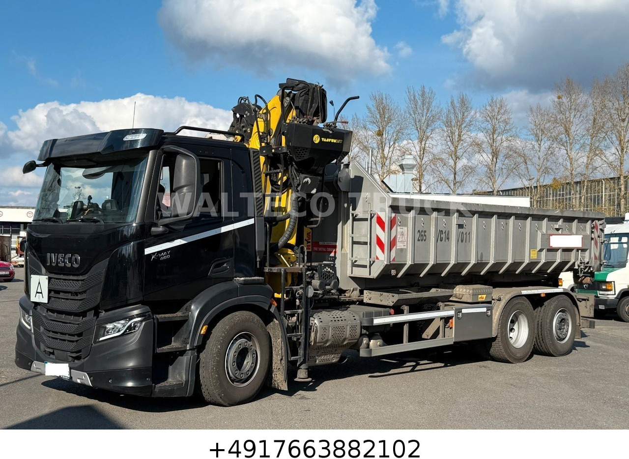 Iveco X Way 460/Abroll HYVA/KRAN TAYFUN/LENKACHSE - Крюковой мультилифт: фото 1 Iveco X Way 460/Abroll HYVA/KRAN TAYFUN/LENKACHSE - Крюковой мультилифт: фото 1