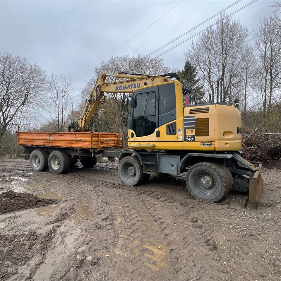 Komatsu PW148-10 - Колёсный экскаватор: фото 4 Komatsu PW148-10 - Колёсный экскаватор: фото 4