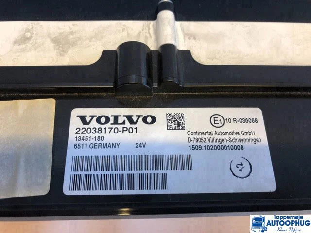 Volvo FH4/FM4 Instrument / Dashboard OEM 22038170 / 21589170 - Электрическая система для Грузовиков: фото 1 Volvo FH4/FM4 Instrument / Dashboard OEM 22038170 / 21589170 - Электрическая система для Грузовиков: фото 1